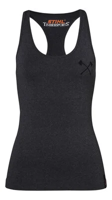 Τοπ SZ XS Γυναικείο Γκρι/Μαύρο